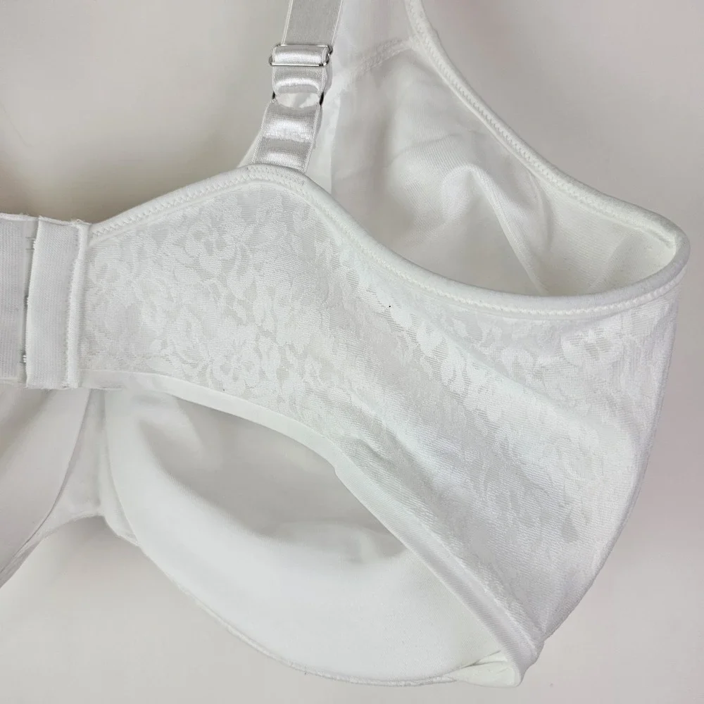 Bali Minimizer Bra Passion for Comfort Full-Coverage‎ Underwire 3385 White 40DDD